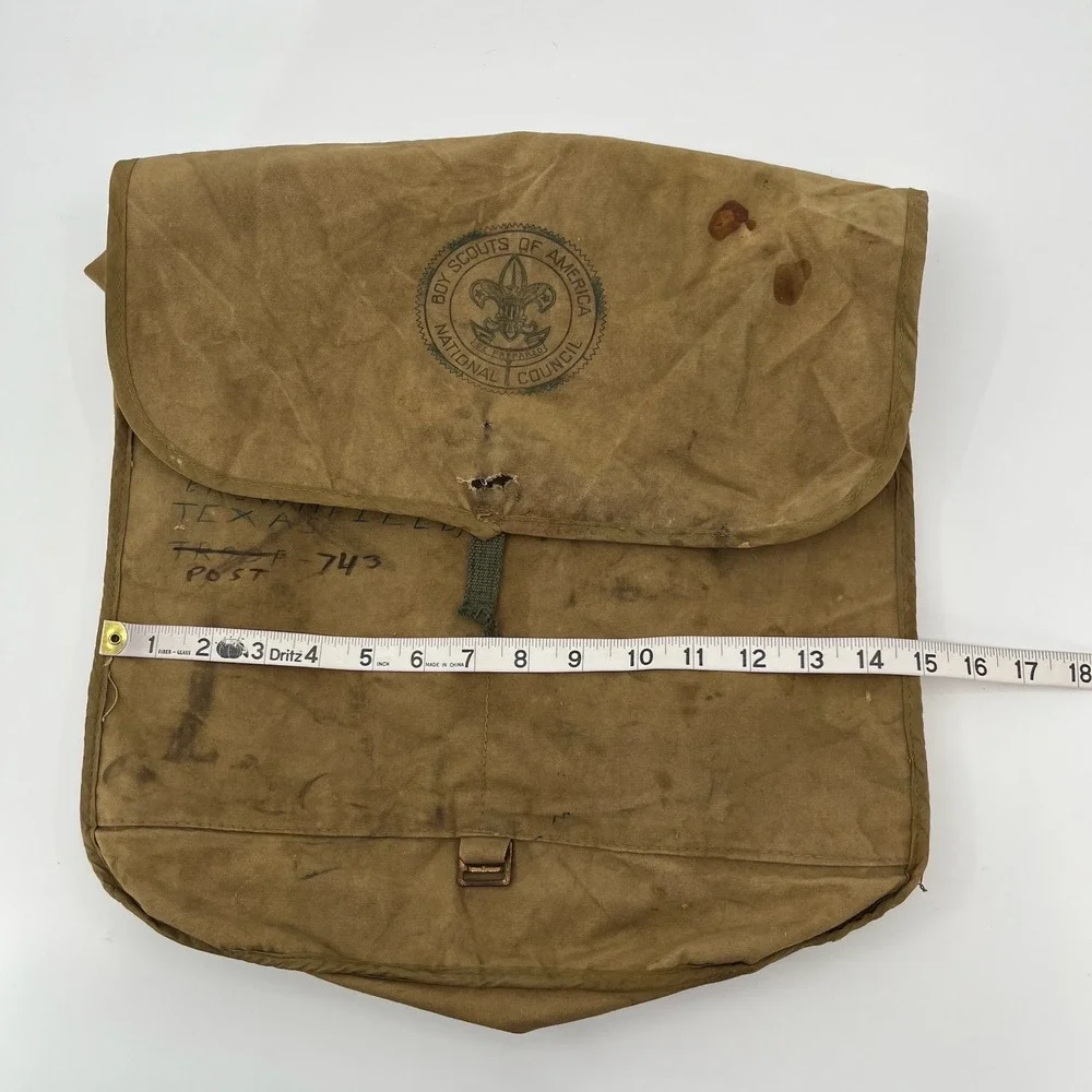 Vtg 1950s 60s Boy Scouts BSA 574 Yucca Pack Canvas Backpack National Council